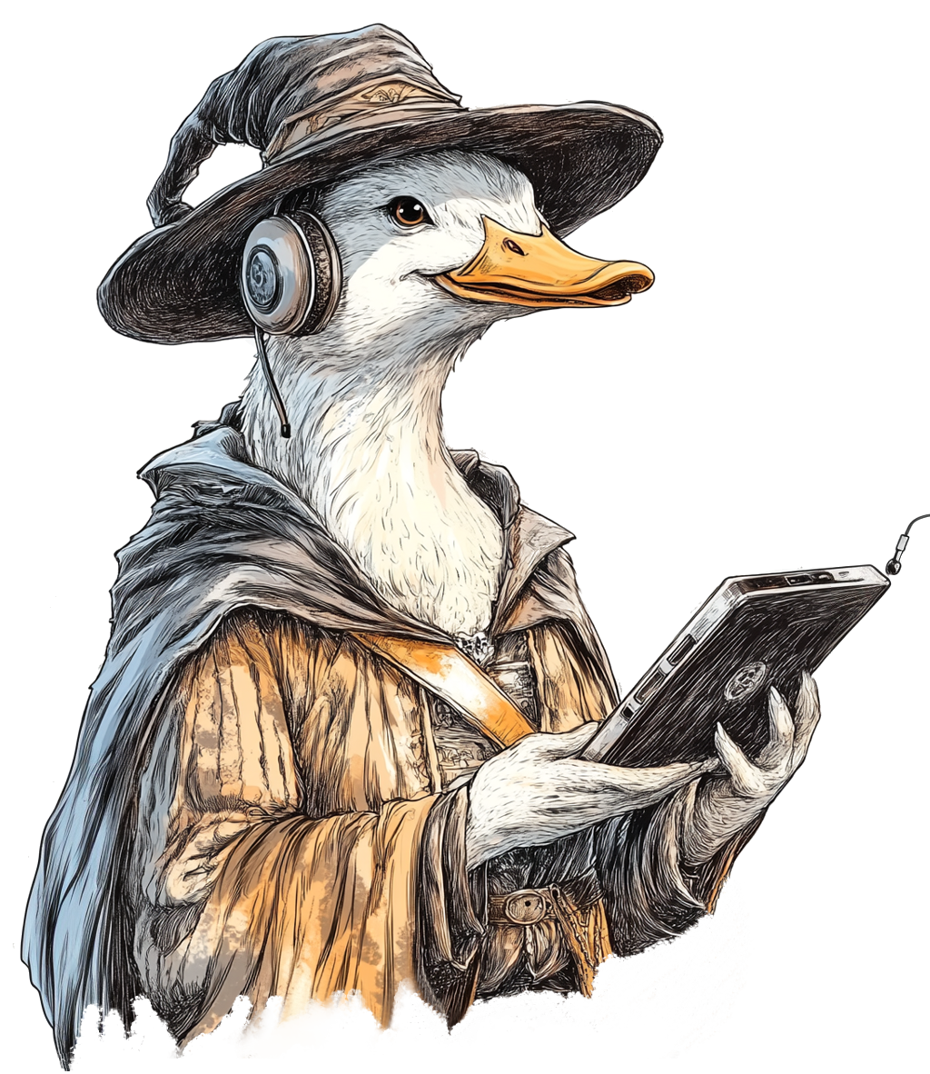 The Duckman_The Glass Wizard Chronicles_Depressed Wizard Webseries_Author_Music_Songs